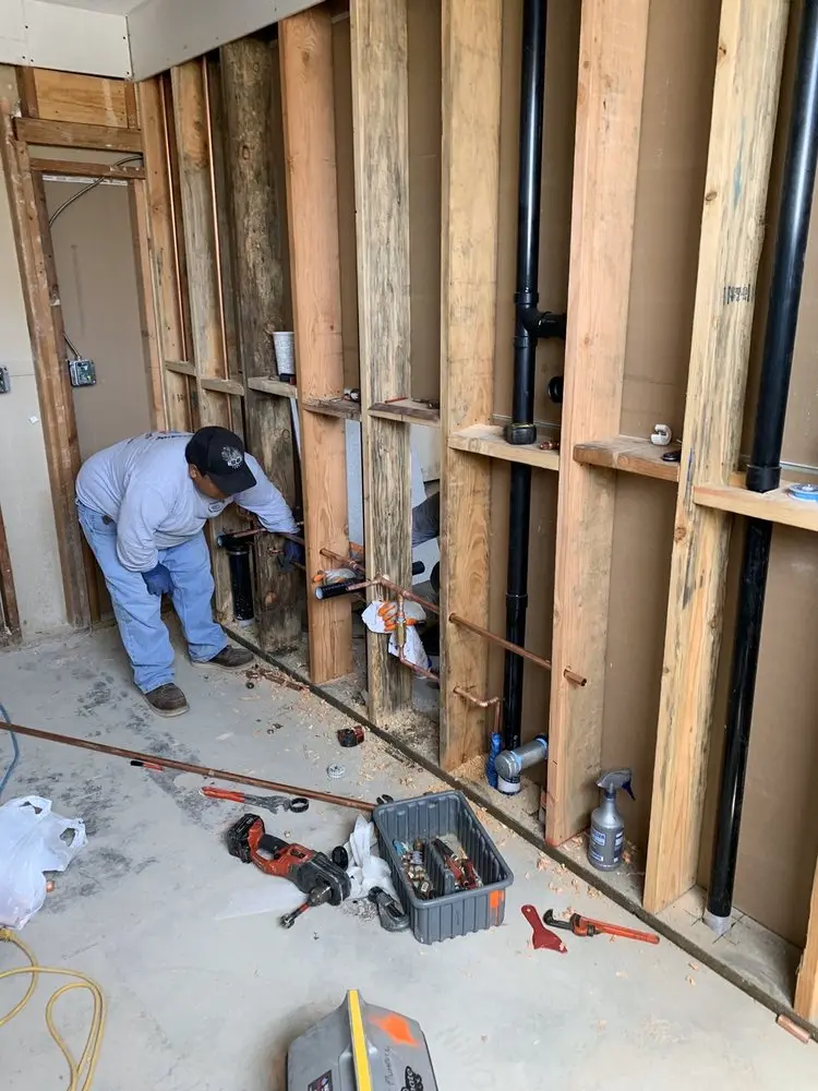 Commercial rough-in plumbing for Trenchless Sewer Repair in Gratiot